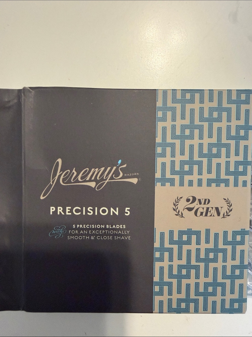 Jeremy's Precision 5 Razor Blades - Blue/Tan Packaging 8 razors brand new.
